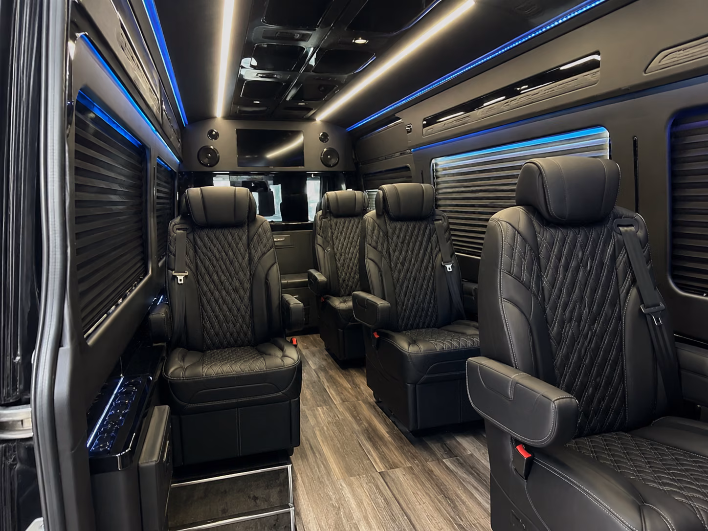 grand prairie 12 passenger sprinter van inside