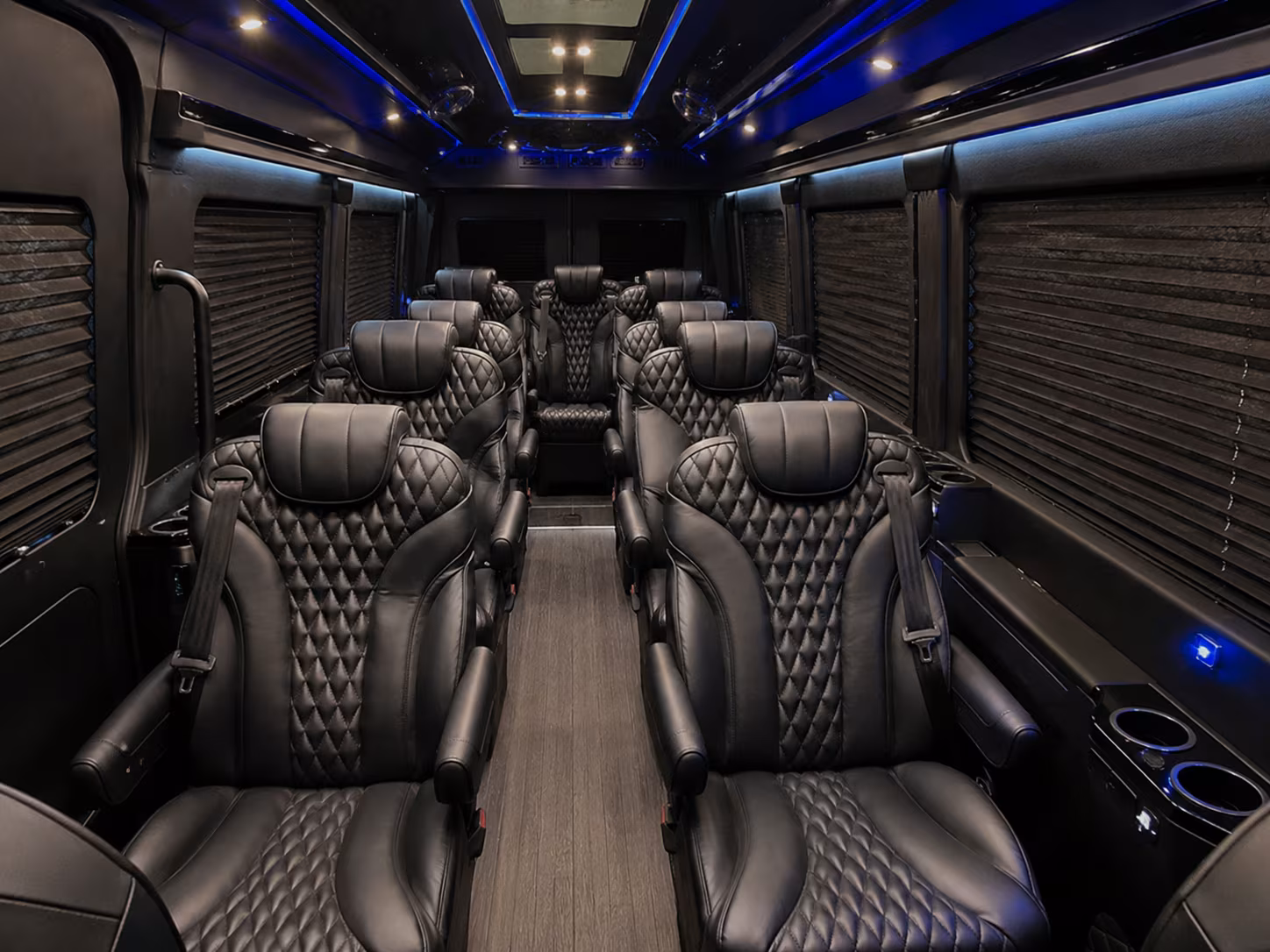 grand prairie 12 passenger sprinter van interior