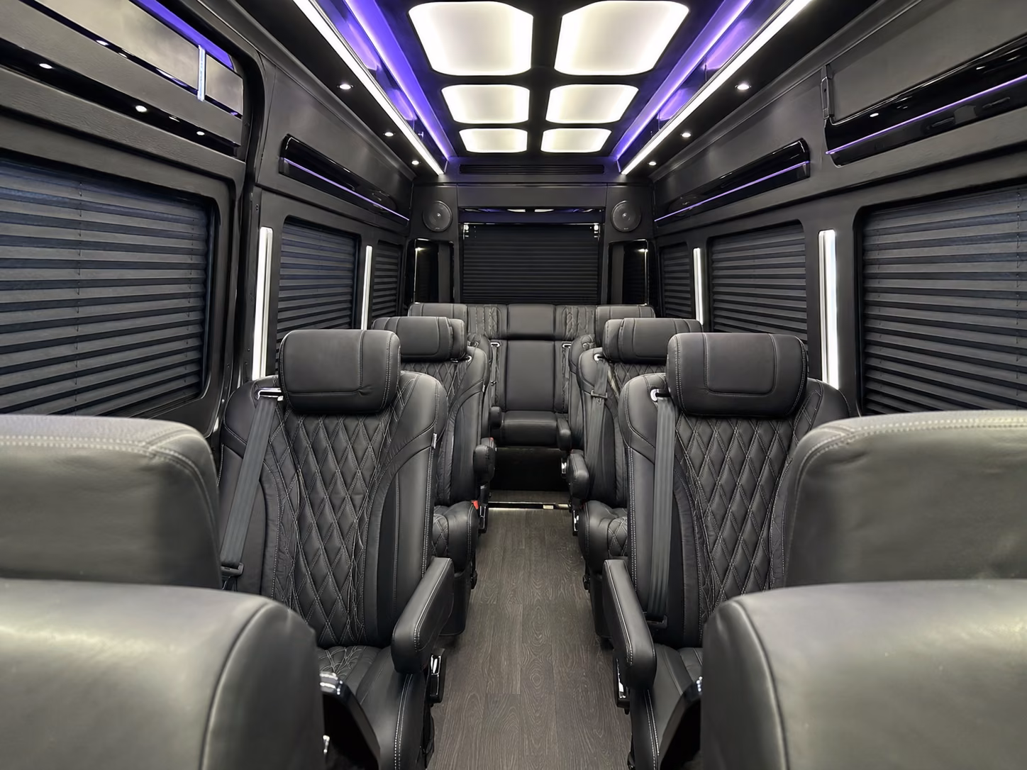 grand prairie 18 passenger sprinter van inside