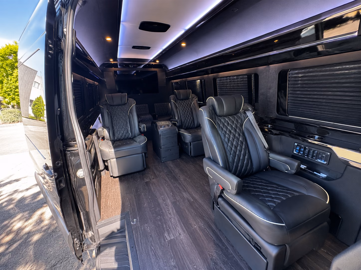 grand prairie 20 passenger sprinter van inside