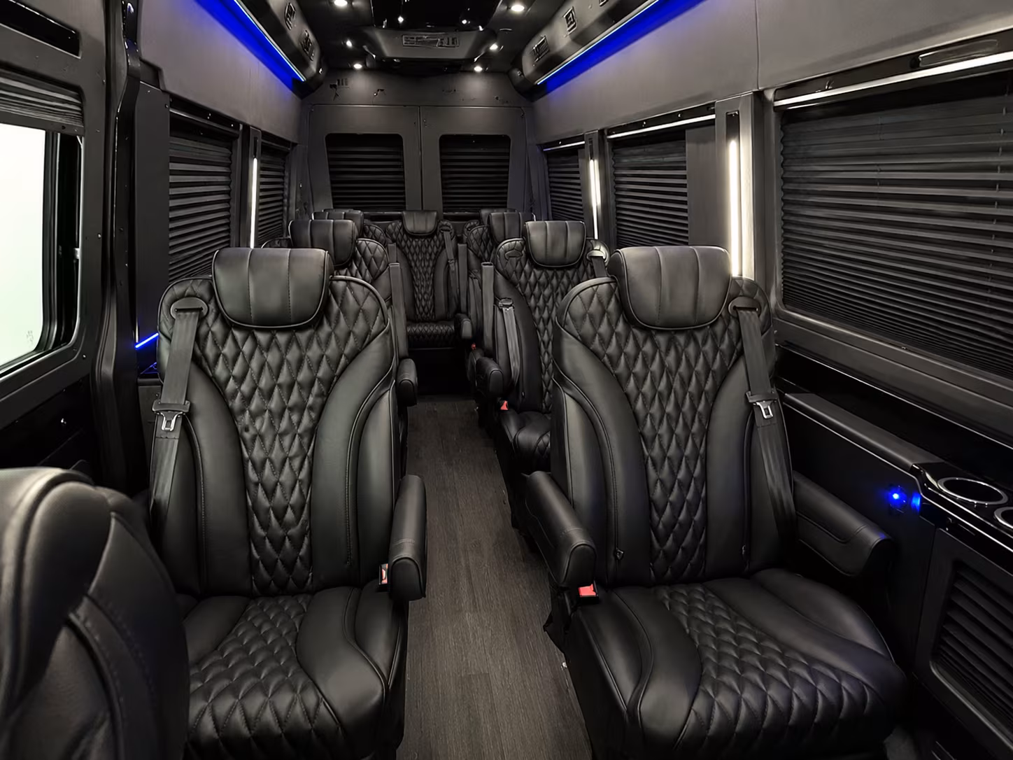 grand prairie 8 passenger sprinter van inside