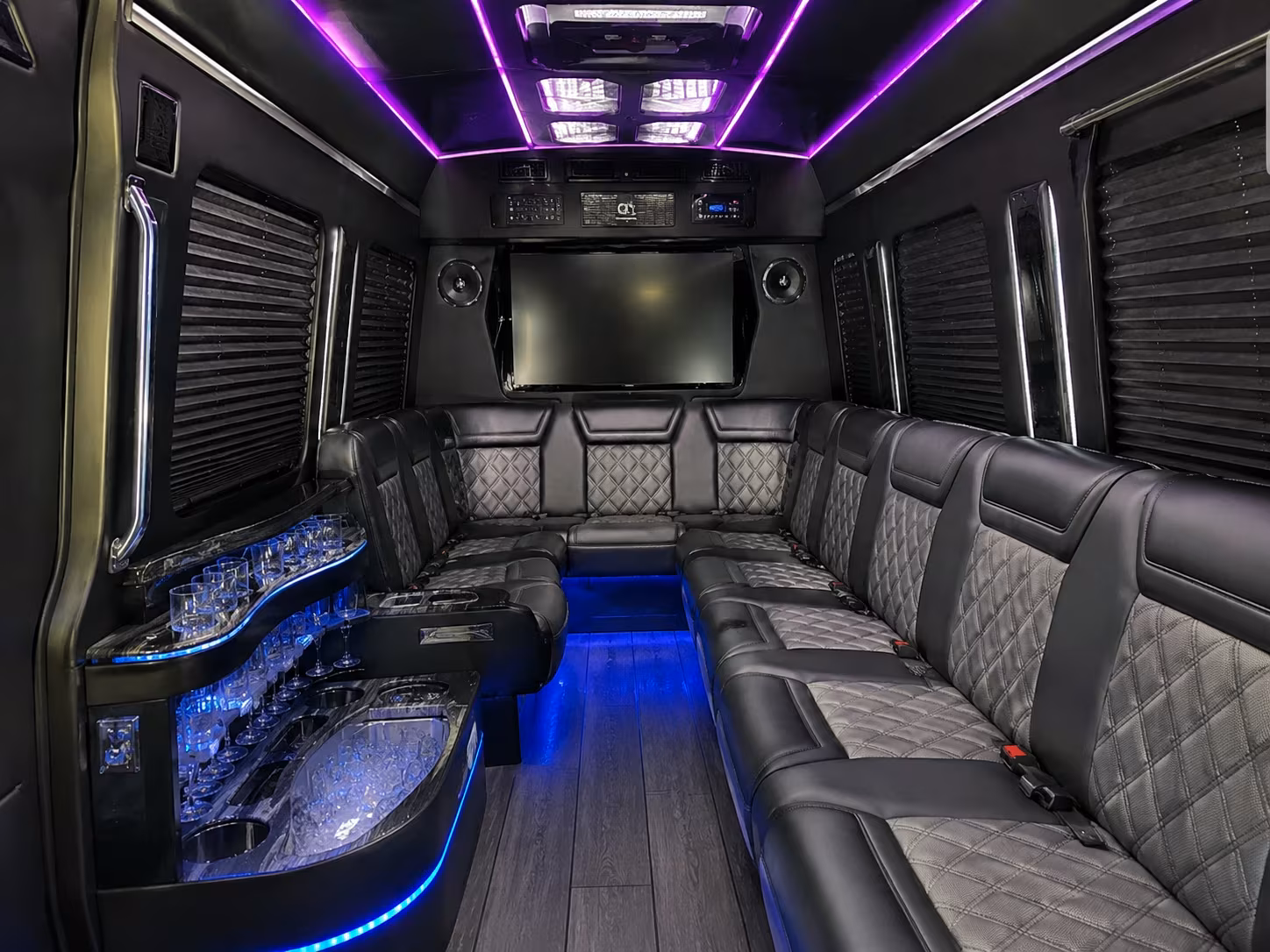 grand prairie sprinter limousine interior
